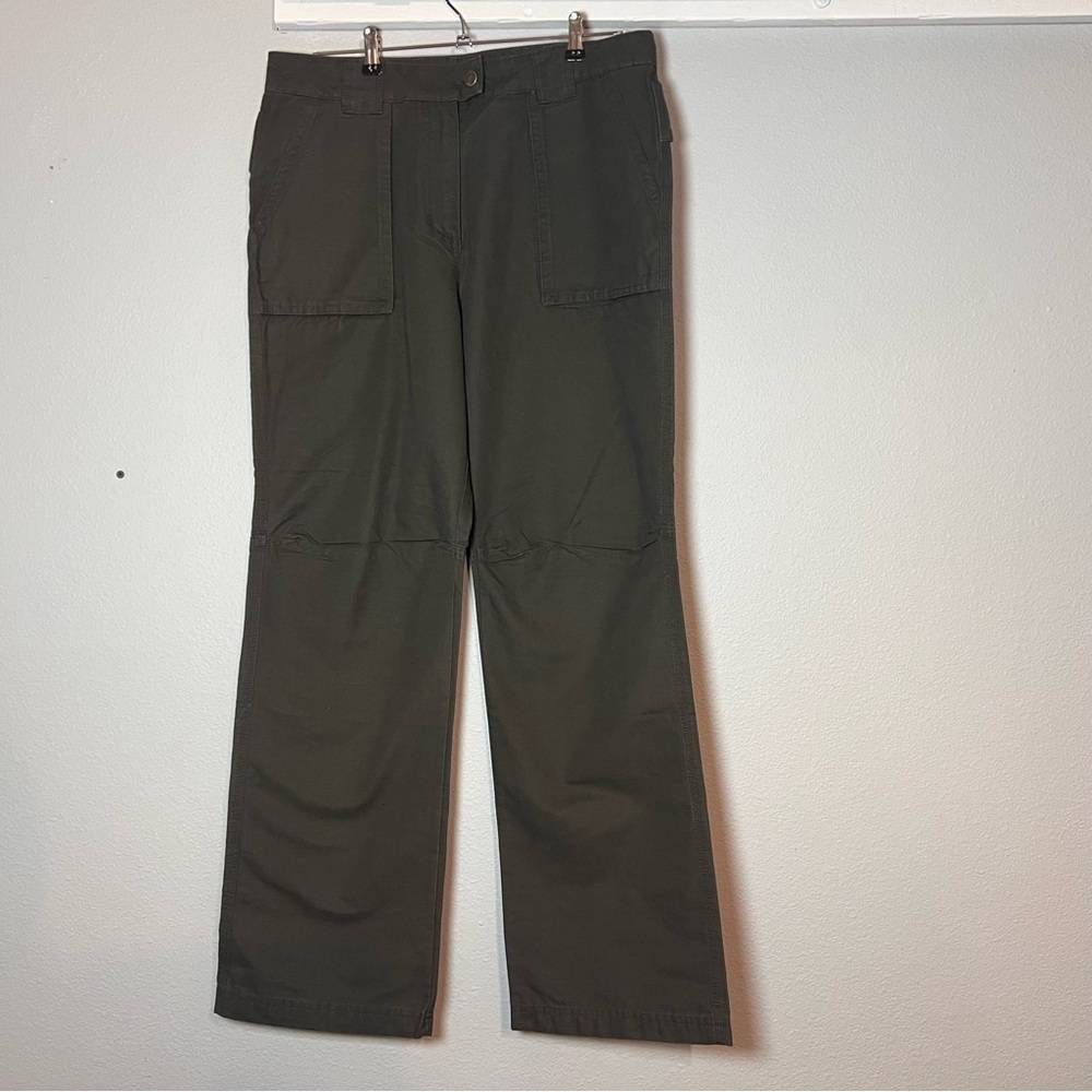 Woolrich Pants Cinder Size 12 Gray Grey Women’s Cotton Hiking Outdoor High Rise
